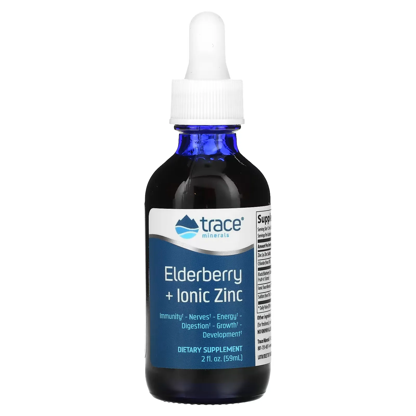 Elderberry + Ionic Zinc, 2 fl oz (59 ml)