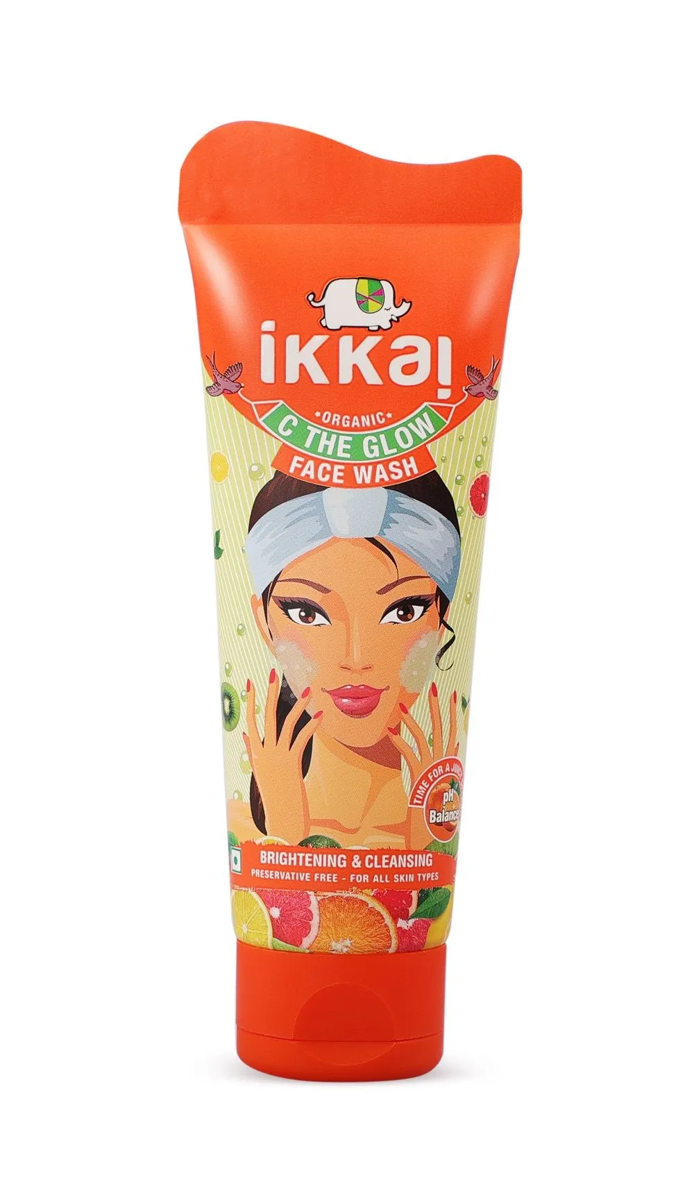 Ikkai By Lotus Herbals C The Glow Face Wash