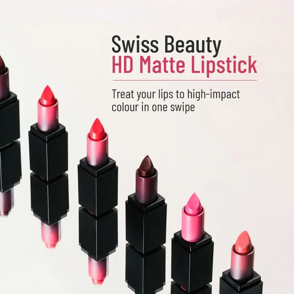 Swiss Beauty HD Matte Lipstick Murphy Brown 23 (3.5 g)