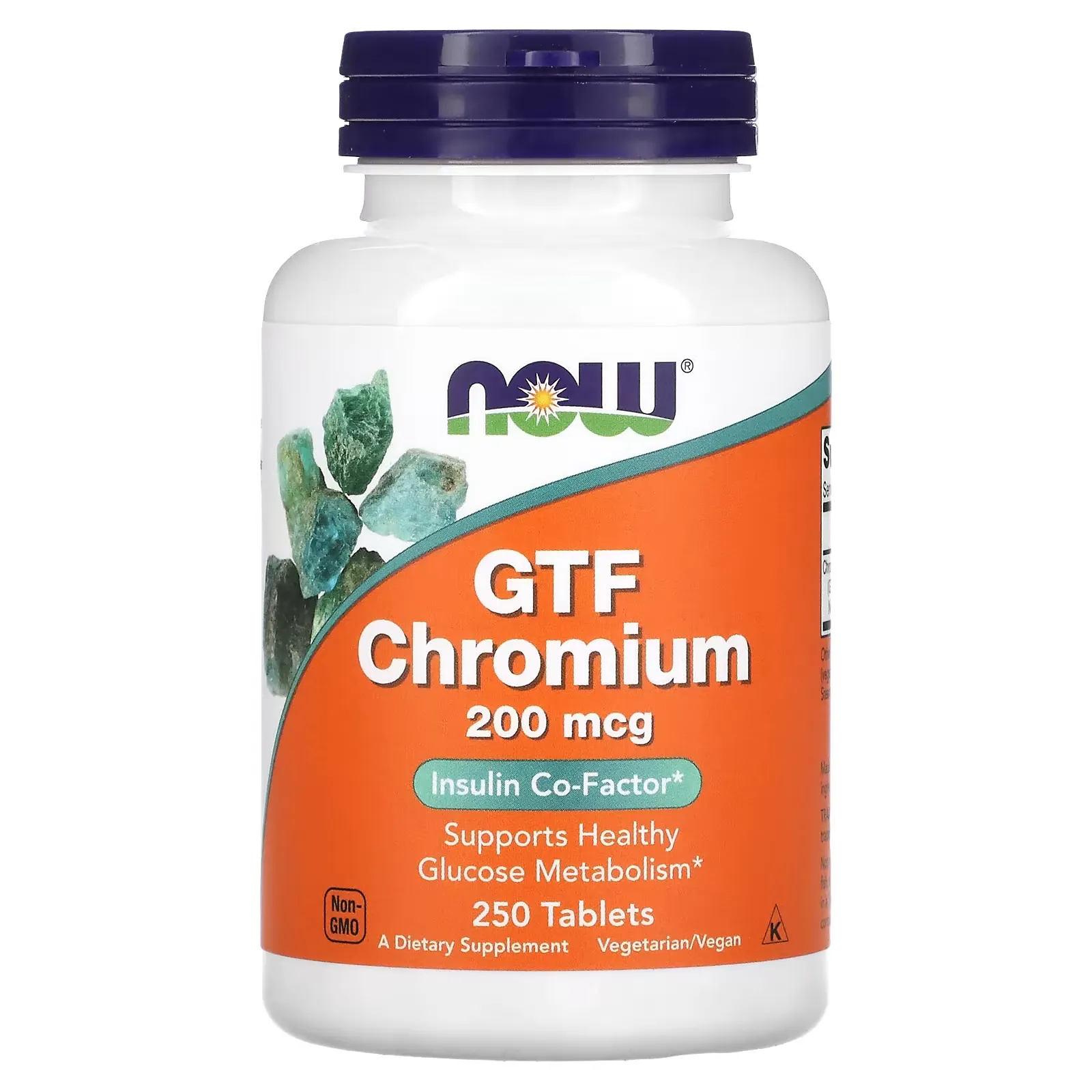 GTF Chromium, 200 mcg, 250 Tablets