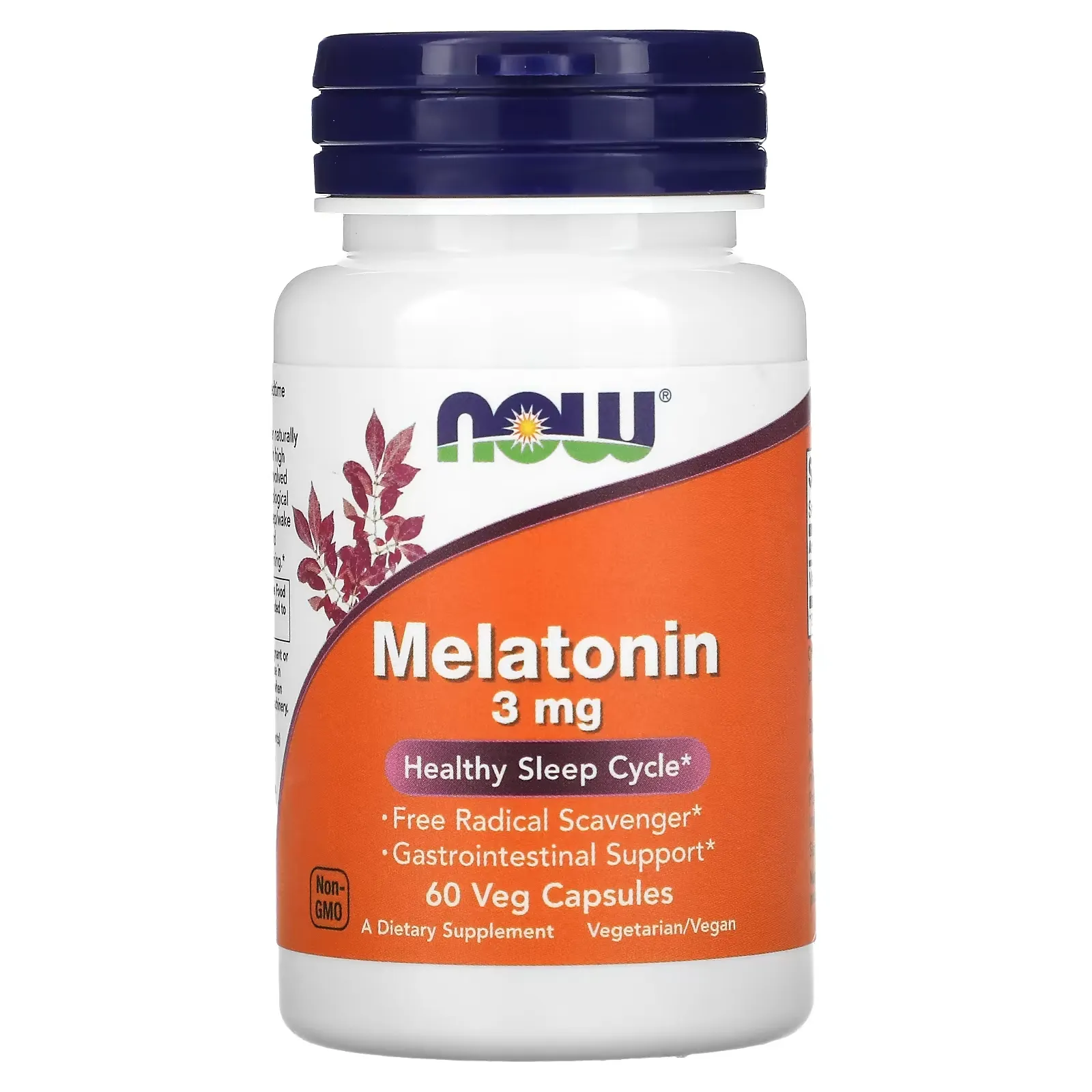 Melatonin, 3 mg, 60 Veg Capsules