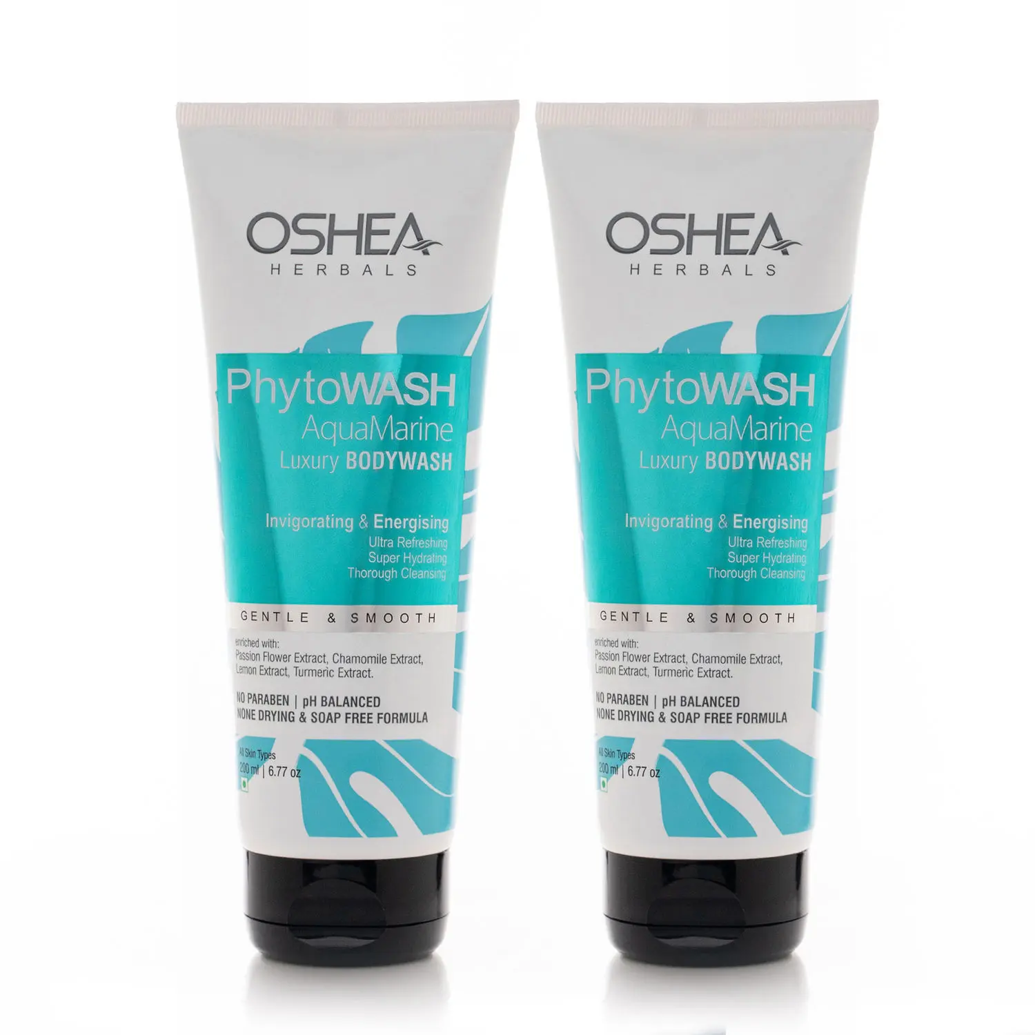 OSHEA HERBALS Phytowash Aqua Marine Luxury Bodywash(Pack of 2 )