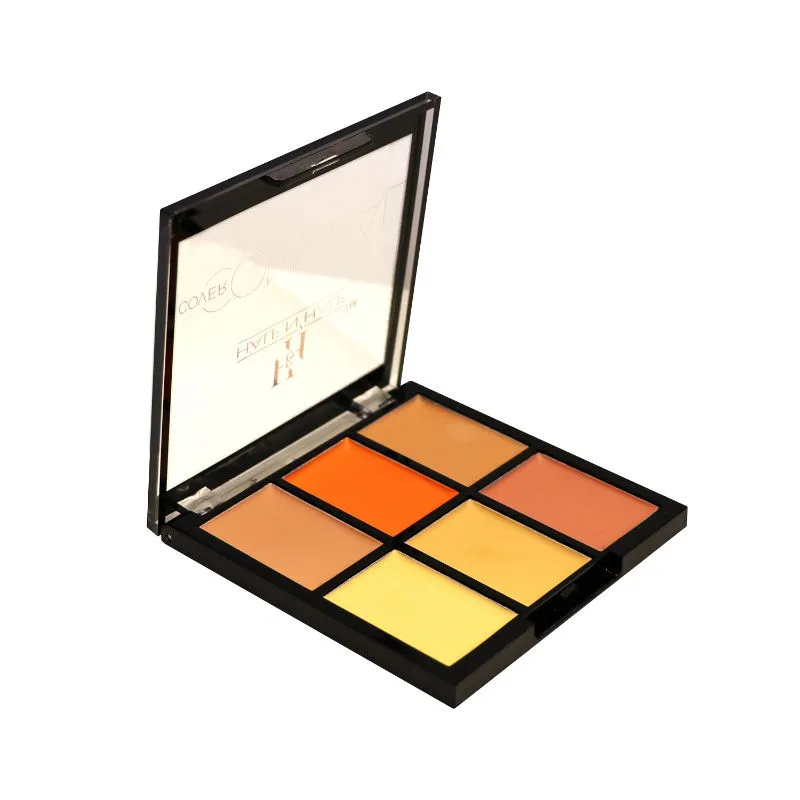 Half N Half Cover Concealer Skin Beauty, Multicolor Palette - Frappe