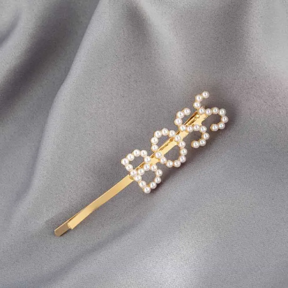 Ferosh Boss Pearl Golden Hair Pin