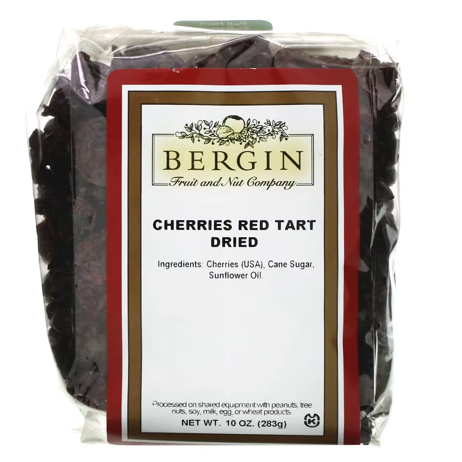 Cherries Red Tart, Dried, 10 oz (283 g)