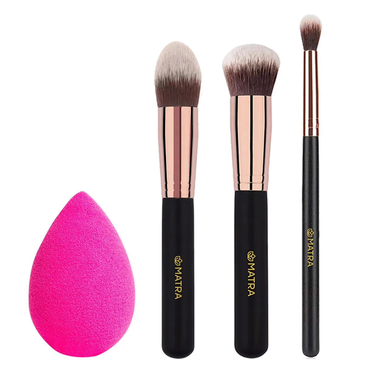 Matra Everyday Makeup Essentials with Beauty Blender - Set of 4