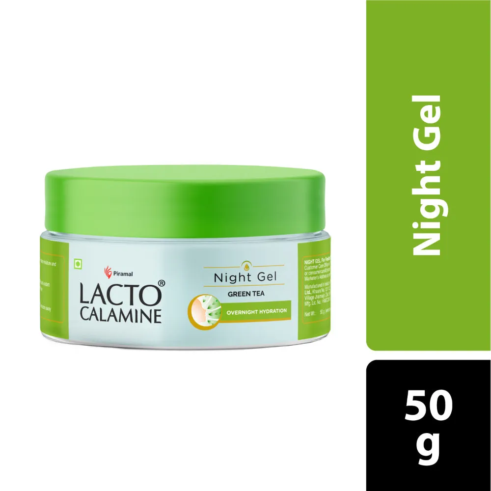 Lacto Calamine Night Gel With Green Tea Overnight Hydration