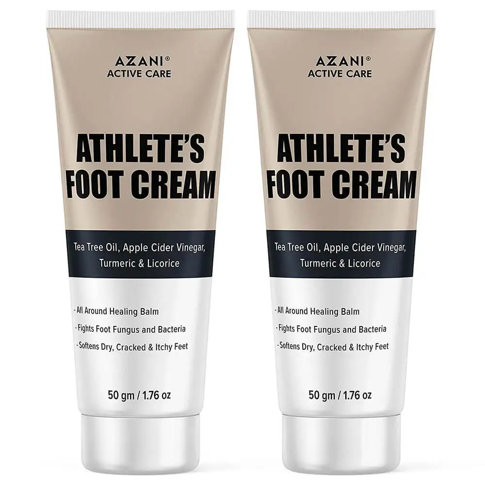 Azani Active Care Athlete's Foot Cream,  50 g  Anti-Fungal & Anti-Itch Treatment Pack of 2