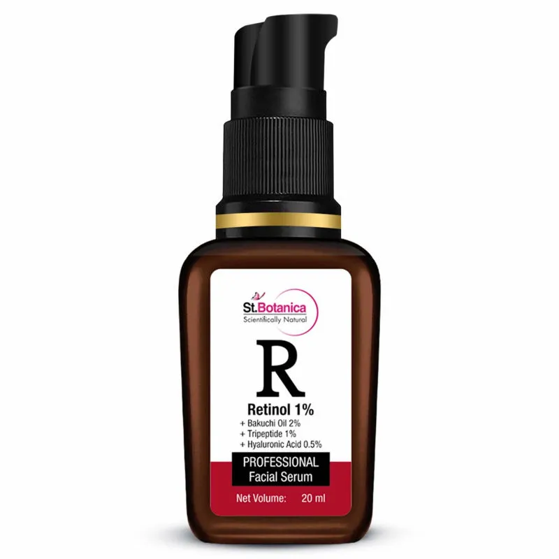 St.Botanica Retinol 1% + Bakuchi Oil 2% + Tripeptide 1% + Hyaluronic Acid 0.5% Face Serum