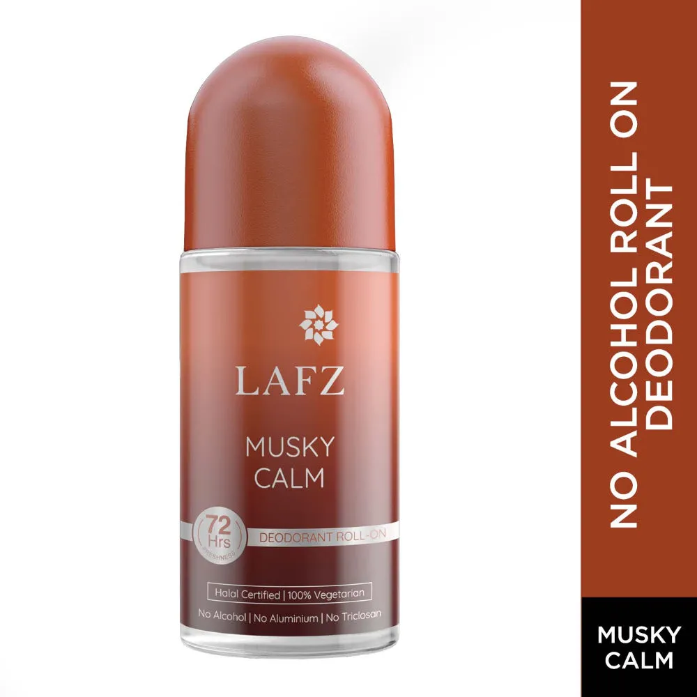 LAFZ No Alcohol Roll-On Deodorant Musky Calm for Men