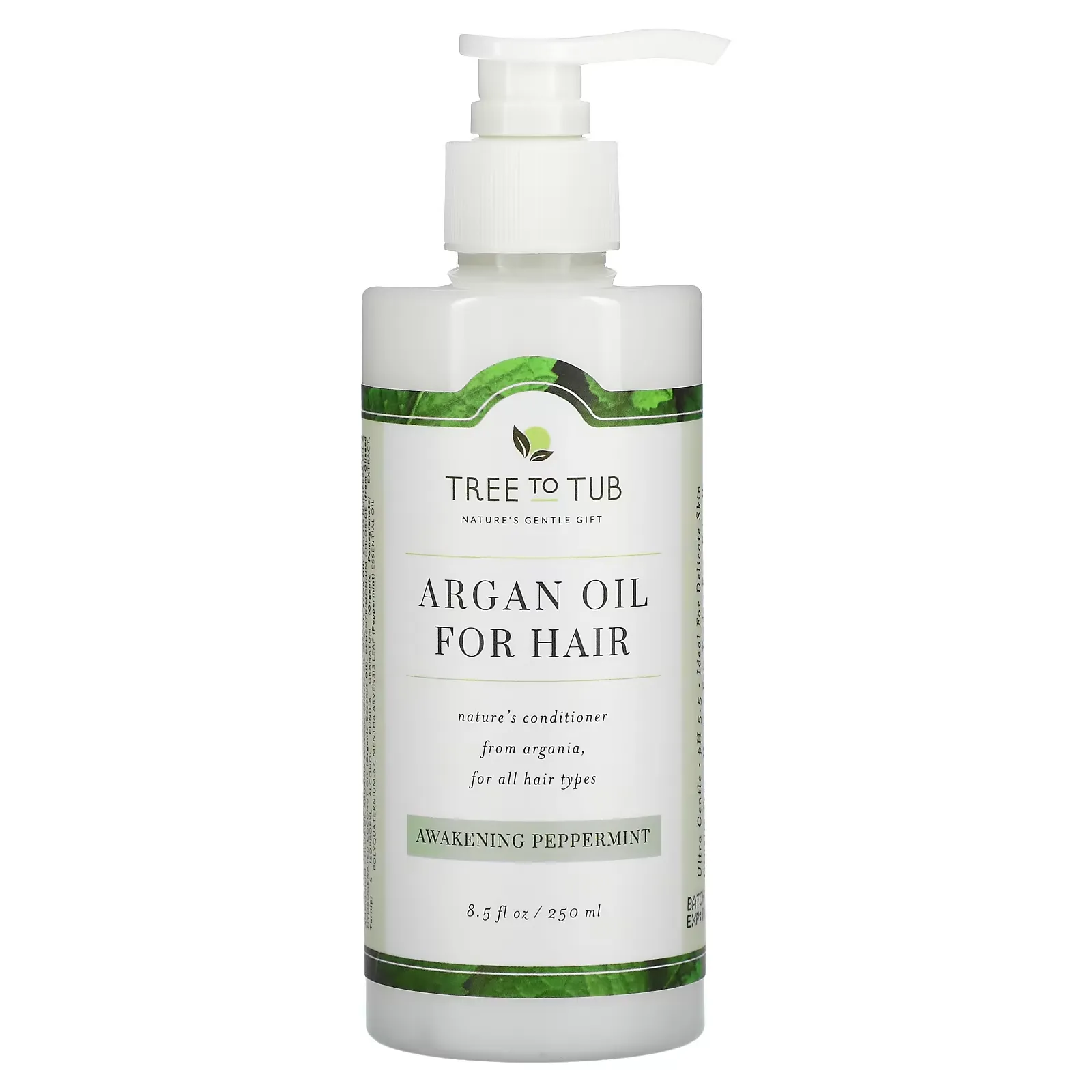 Argan Oil Moisturizing Conditioner, Silicone & Sulfate Free for All Hair Types & Dry Scalp, Peppermint, 8.5 fl oz (250 ml)