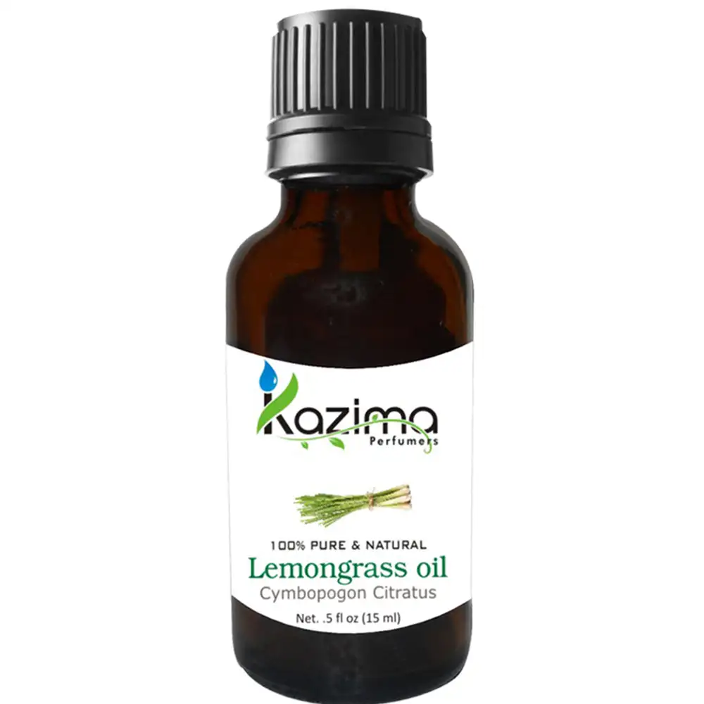 Kazima Lemongrass Oil,  15 ml  100% Pure & Natural