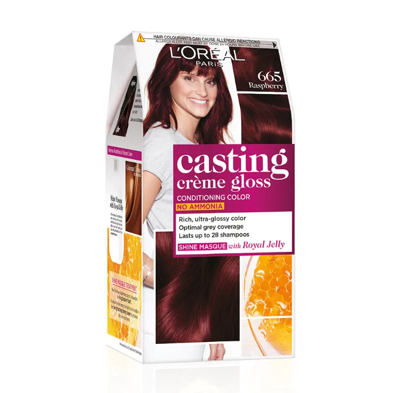 L'Oreal Paris Casting Creme Gloss Hair Color - 665 Raspberry