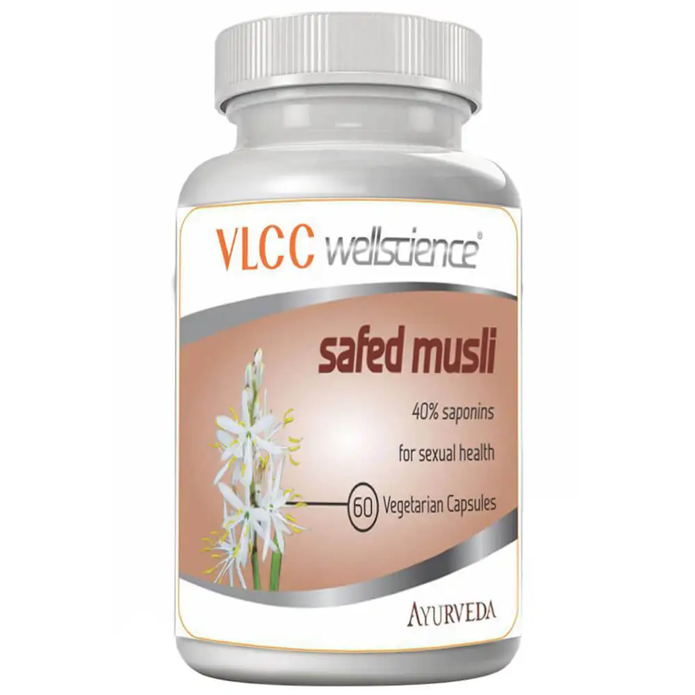 VLCC Wellscience Safed Musli,  60 veggie capsule(s)