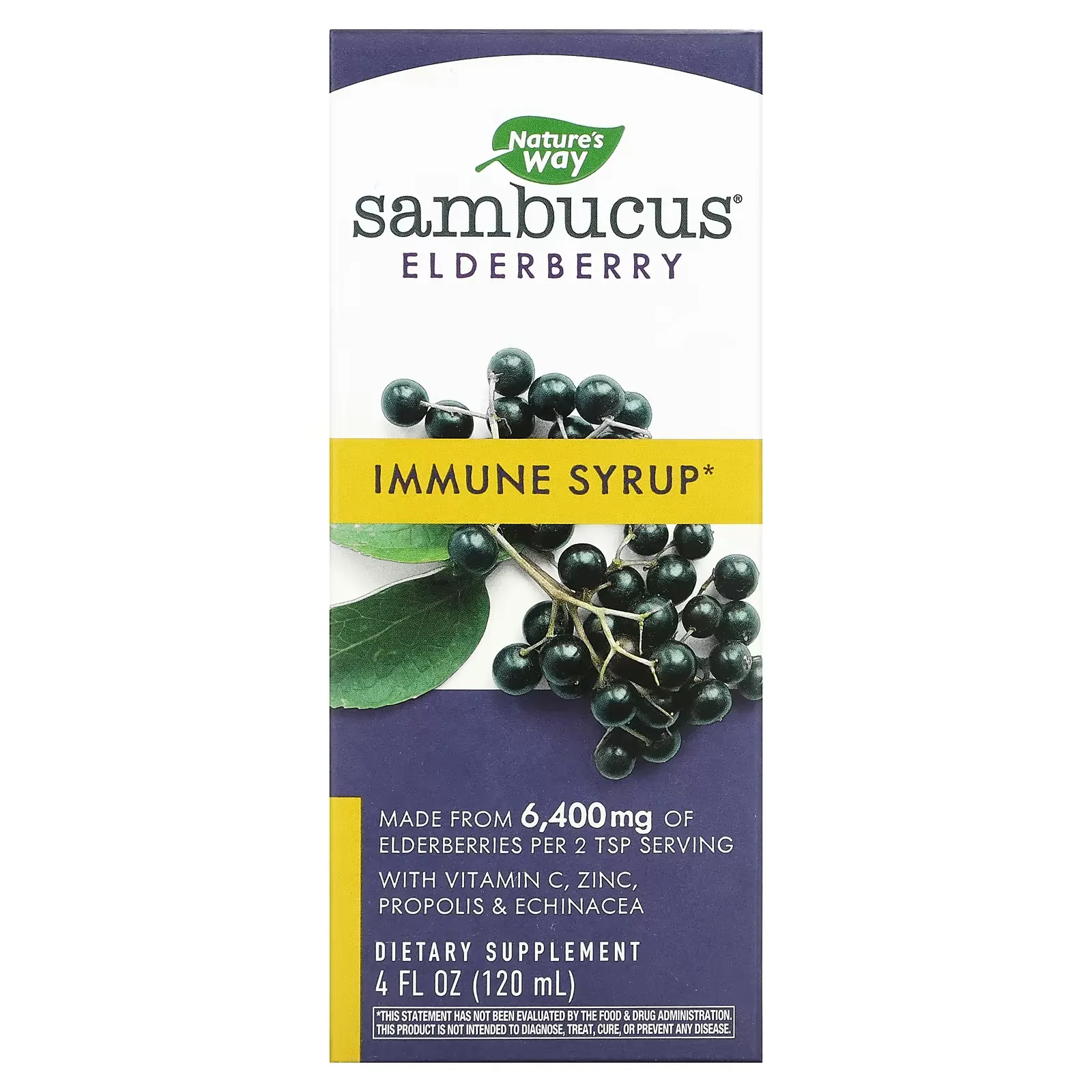 Sambucus Immune Syrup, 4 fl oz (120 ml)