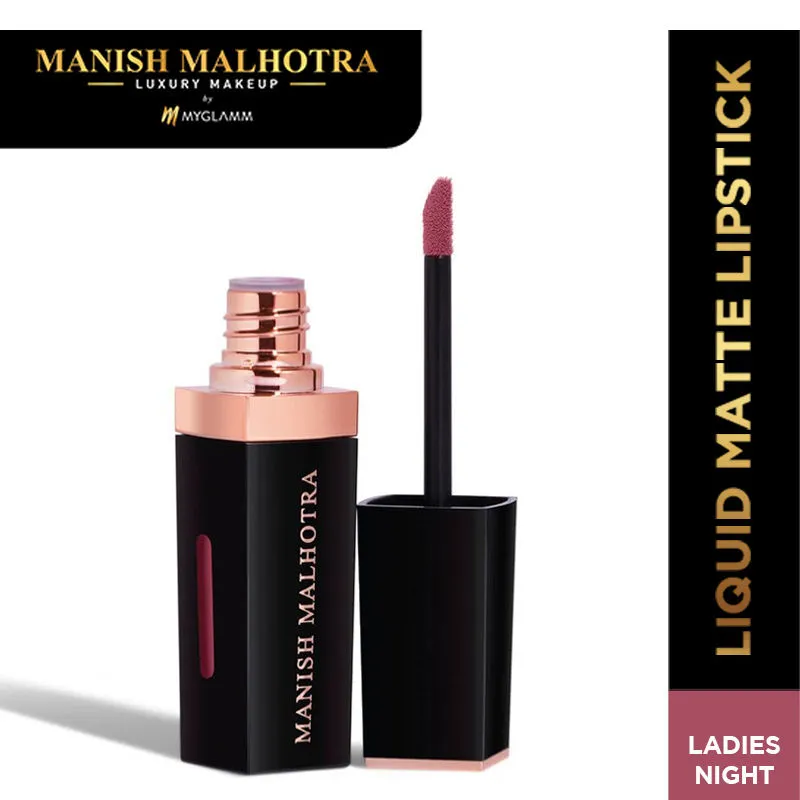 MyGlamm Manish Malhotra Beauty Liquid Matte Lipstick - Ladies Night