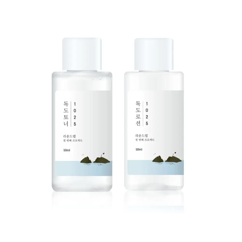 Round Lab - Mini Toner & Lotion Combo | Dokdo Toner (50ml) and Dokdo Lotion (50ml)