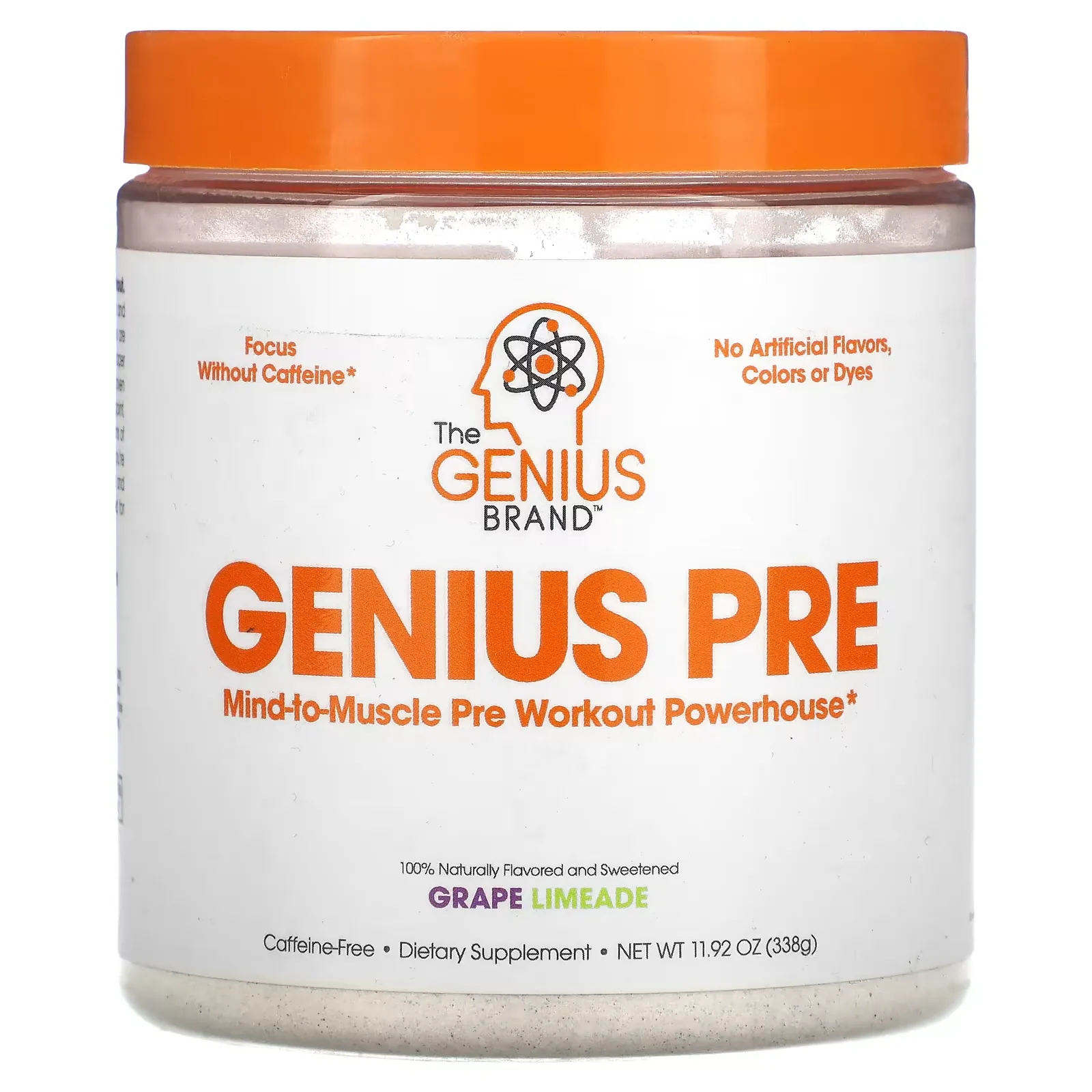 Genius Pre, Grape Limeade, 11.92 oz (338 g)