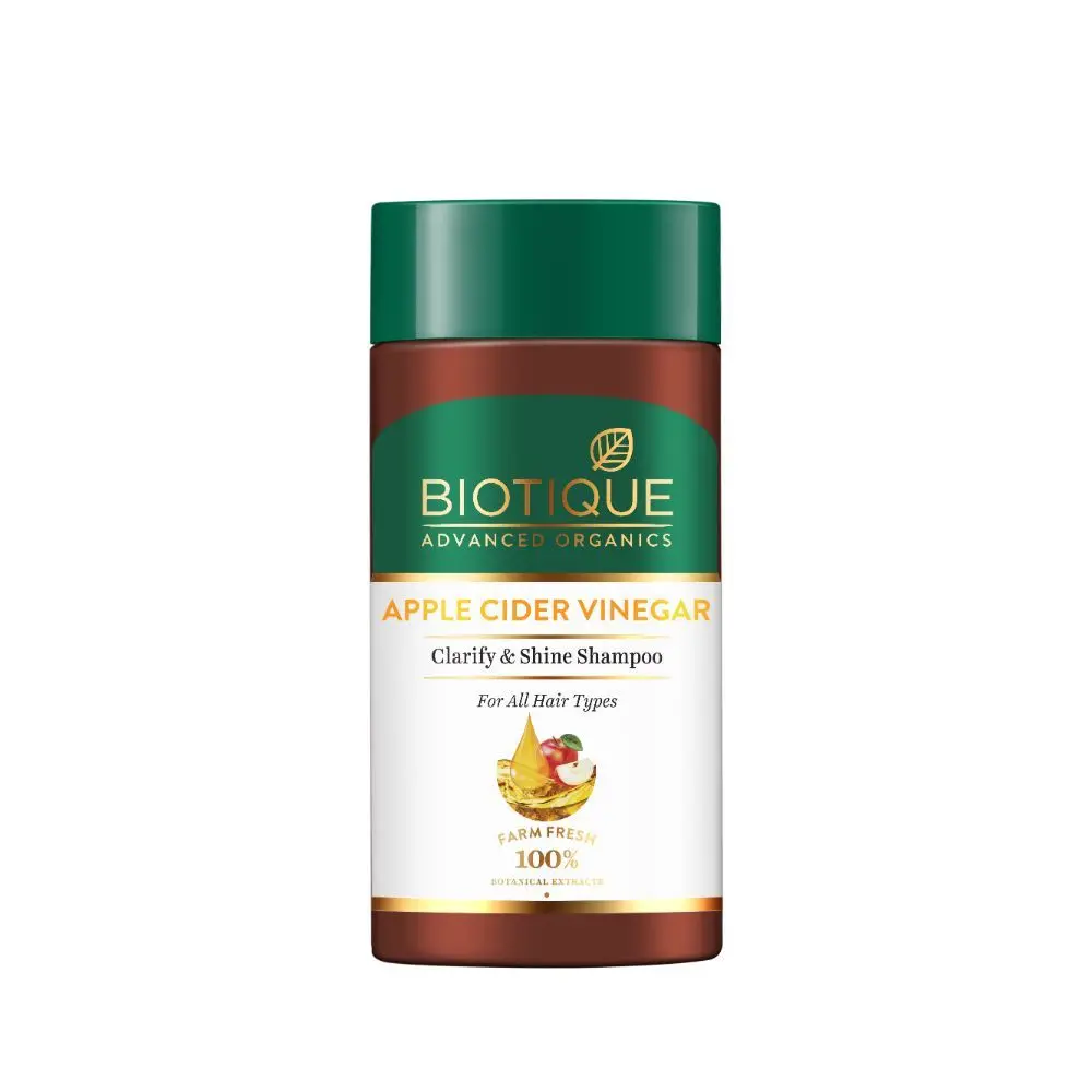 Biotique Advanced Organics Apple Cider Vinegar Clarify & Shine Shampoo (25 ml)