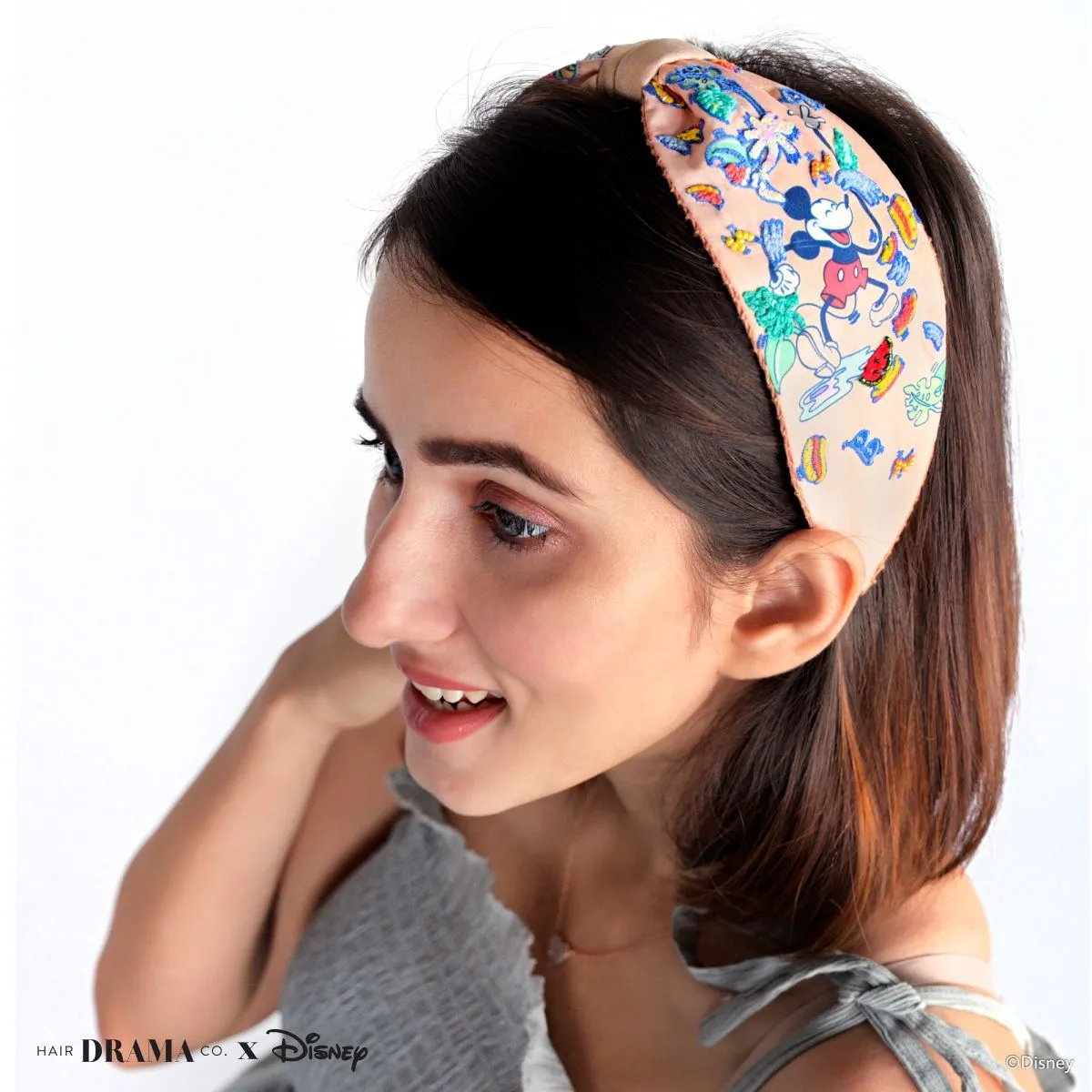 Hair Drama Co. x Disney Mickeys Mood Knotted Headband