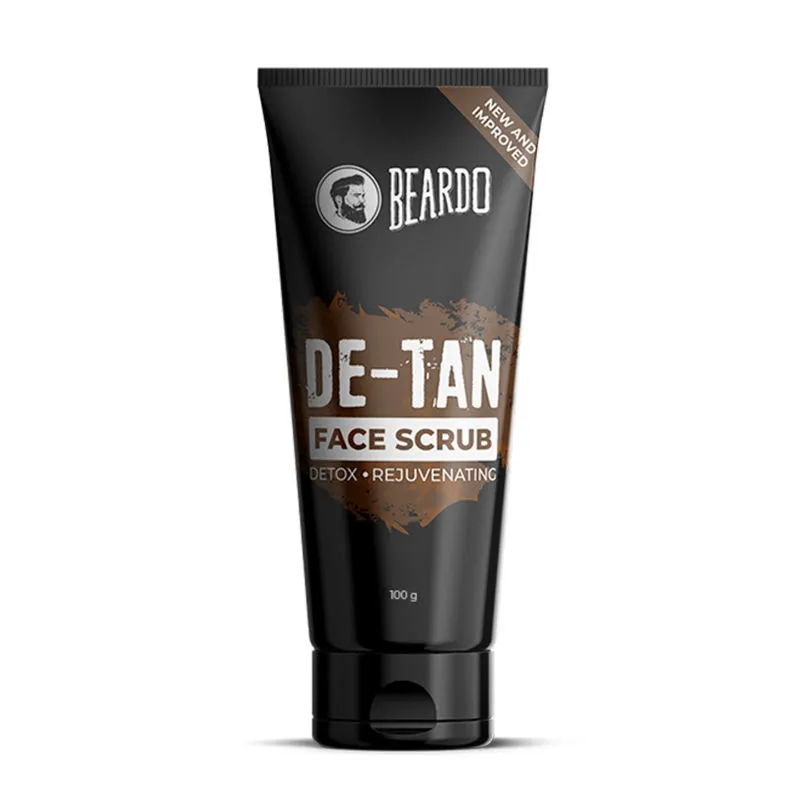 Beardo DeTan Face Scrub for Men, | Coffee Scrub for Blackhead & Tan Removal | Natural Glow