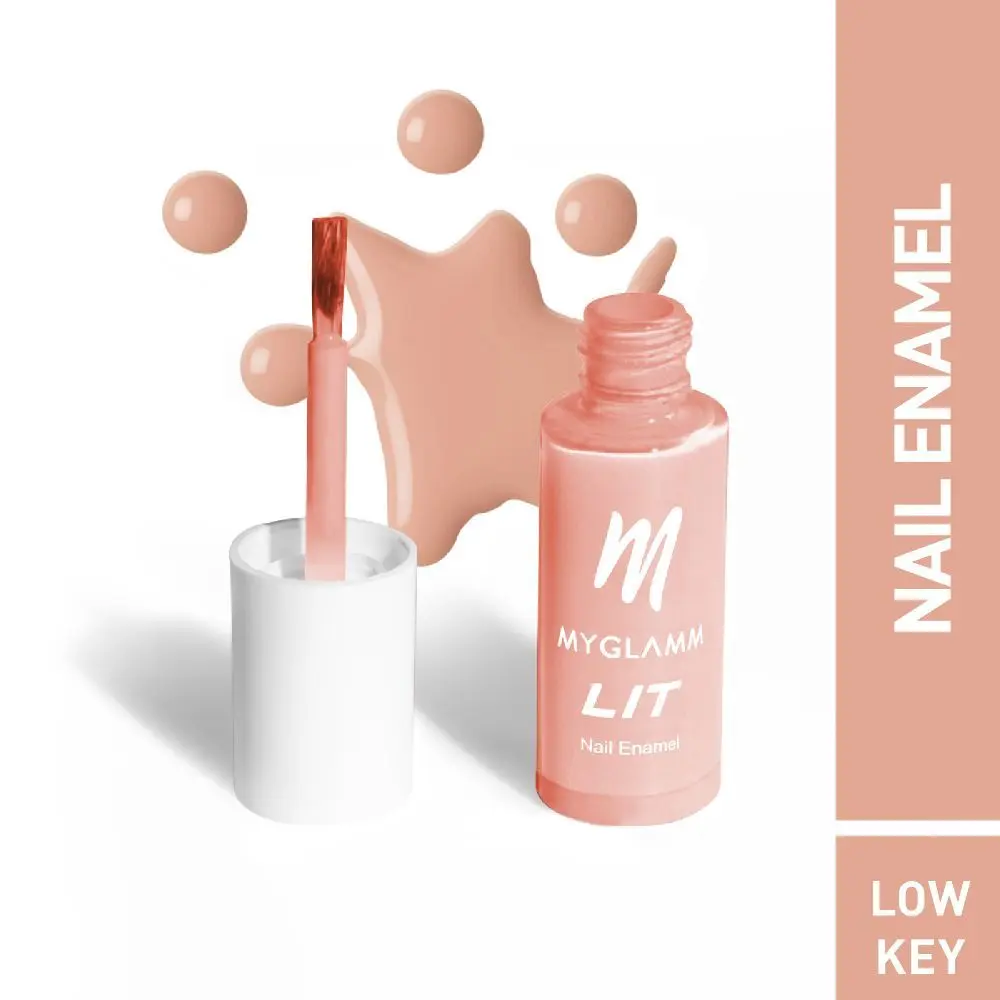 MyGlamm LIT Nail Enamel-Low Key-7ml