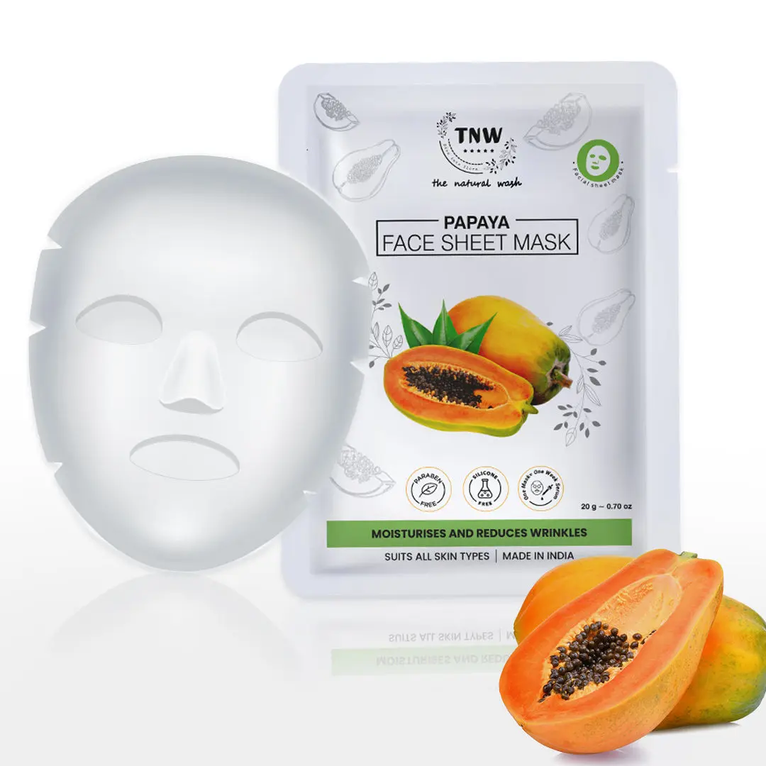 TNW – The Natural Wash Papaya Face Sheet Mask