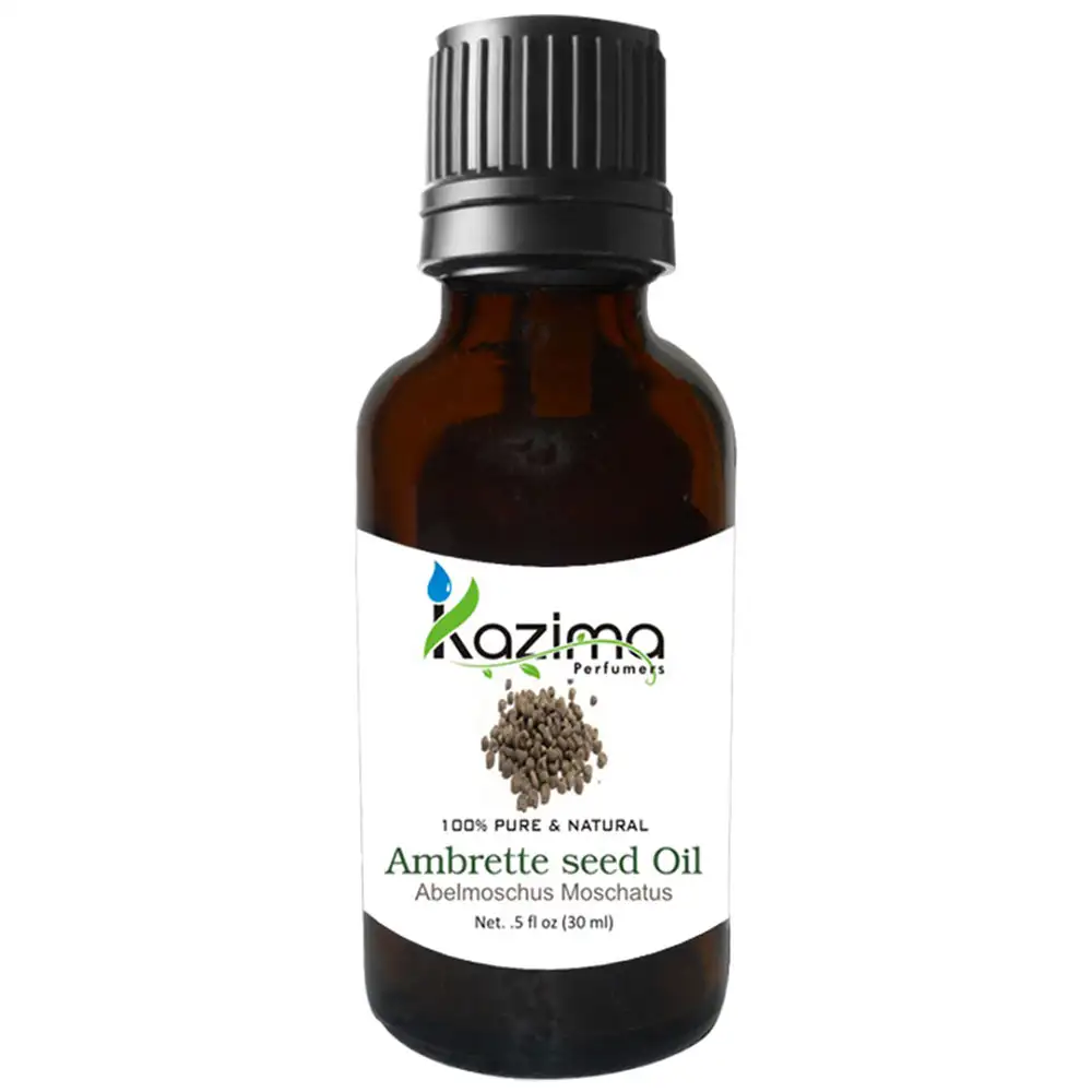 Kazima Ambrette seed Oil,  30 ml  100% Pure & Natural