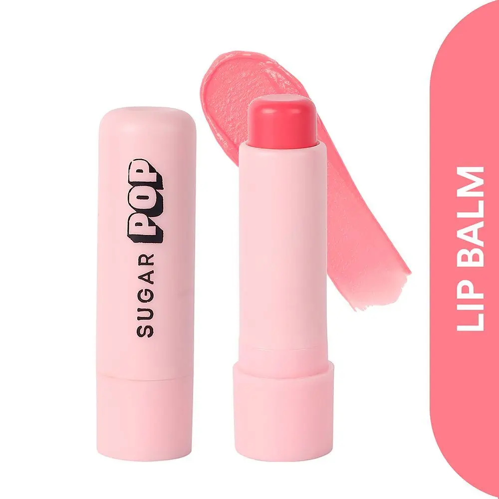 SUGAR POP Nourishing Lip Balm 03 Vanilla (Light Pink) - 4.5 gms – Tinted Lip Moisturizer for Dry and Chapped Lips, Enriched with Castor Oil for Ultimate Lip Care, Intense Hydration and UV protection l SPF Infused Lip Care for Women