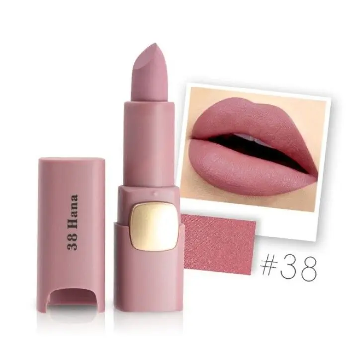 Miss Rose Soft Paint Matte Lipstick Waterproof Long Lasting 7301-043 #38