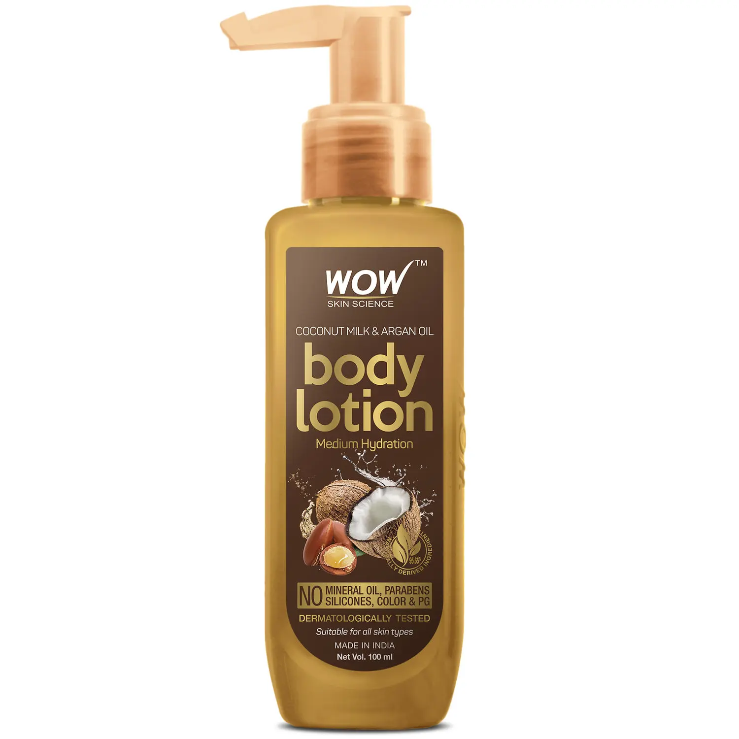 WOW Skin Science Coconut Milk and Argan Oil Body lotion 100 ML