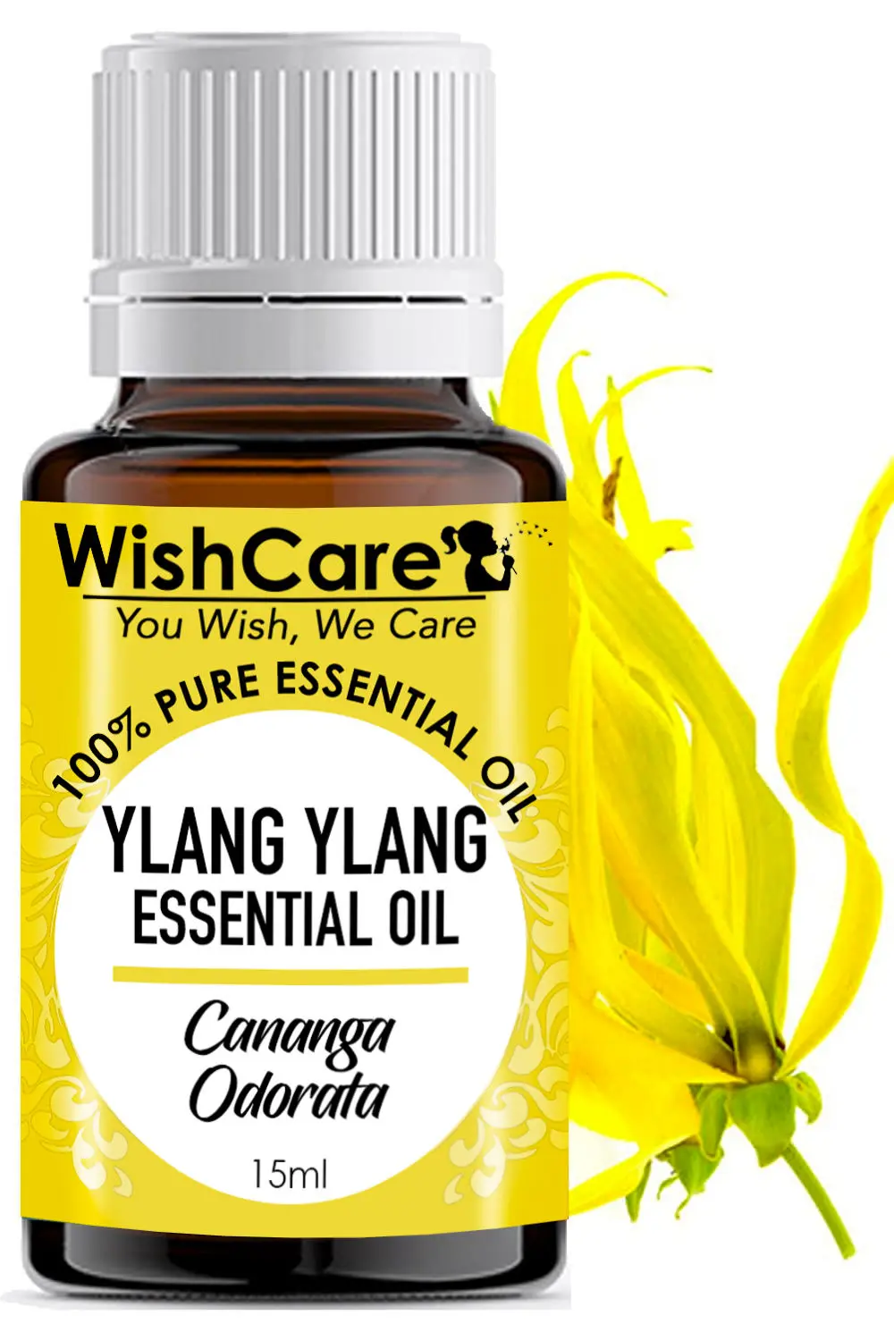 WishCare Pure Ylang Ylang Essential Oil - 15 ML