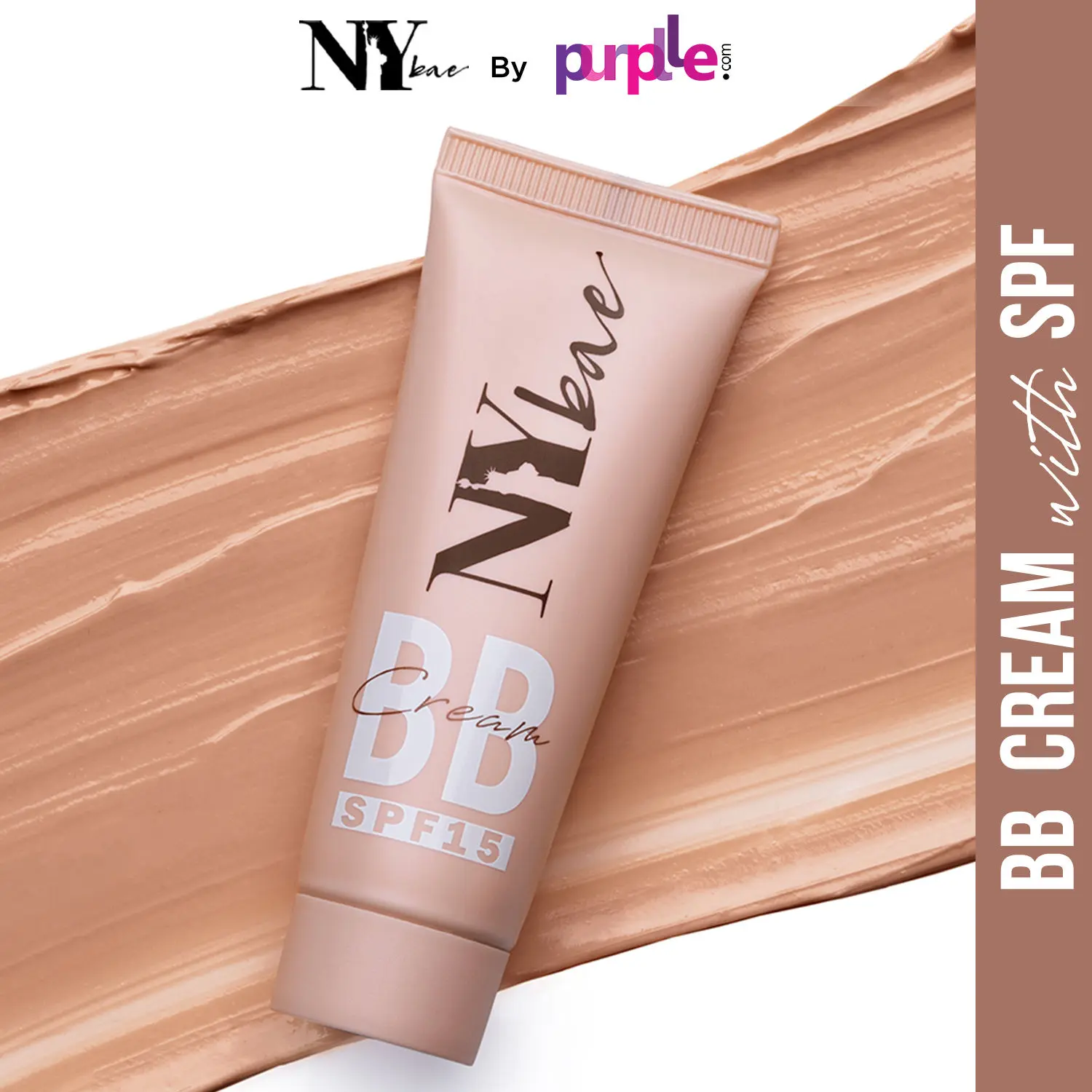 NY Bae BB Cream with SPF 15 - White Fudge 04 (25 g) | Fair Skin | Cool Undertone | Enriched with Vitamins | Covers Imperfections | UV Protection