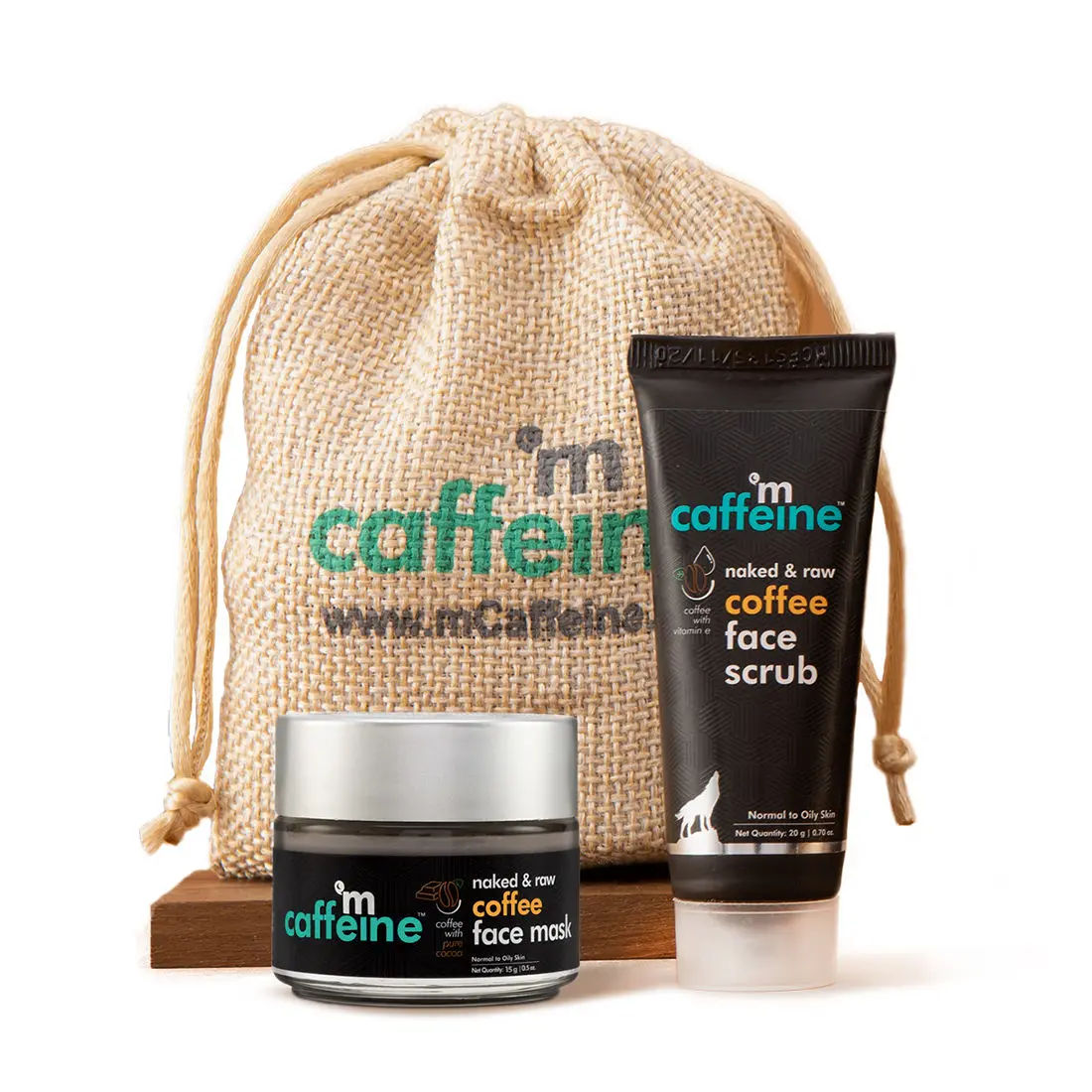 mCaffeine Oil-Control Coffee Face Kit (20gm + 15gm)