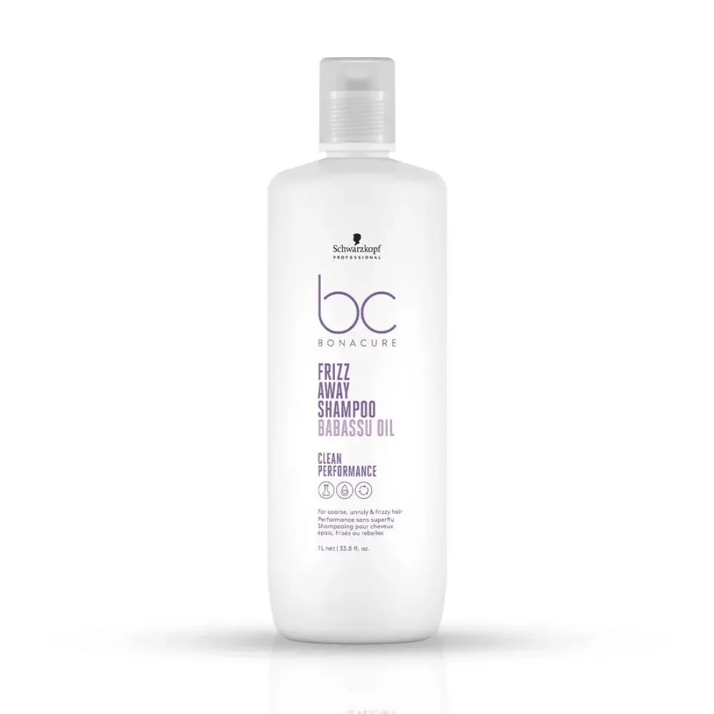 Schwarzkopf Professional Bonacure Frizz Away Shampoo with Babassu Oil 1000ML