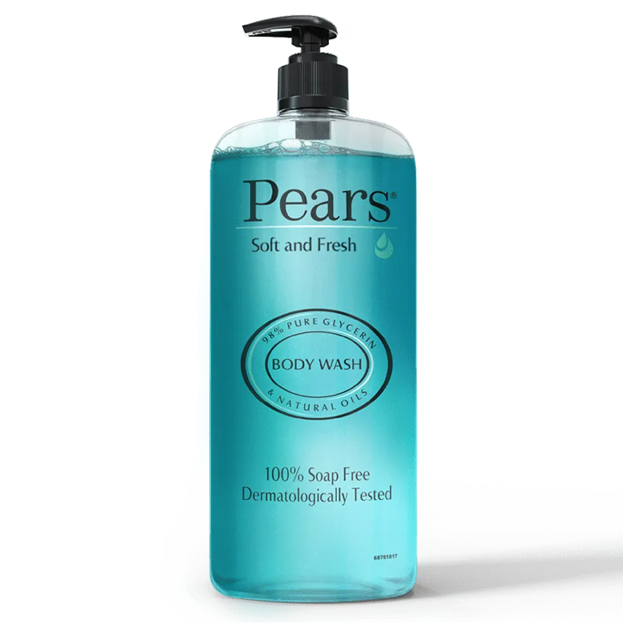 Pears Pure & Gentle Body Wash with Mint Extract