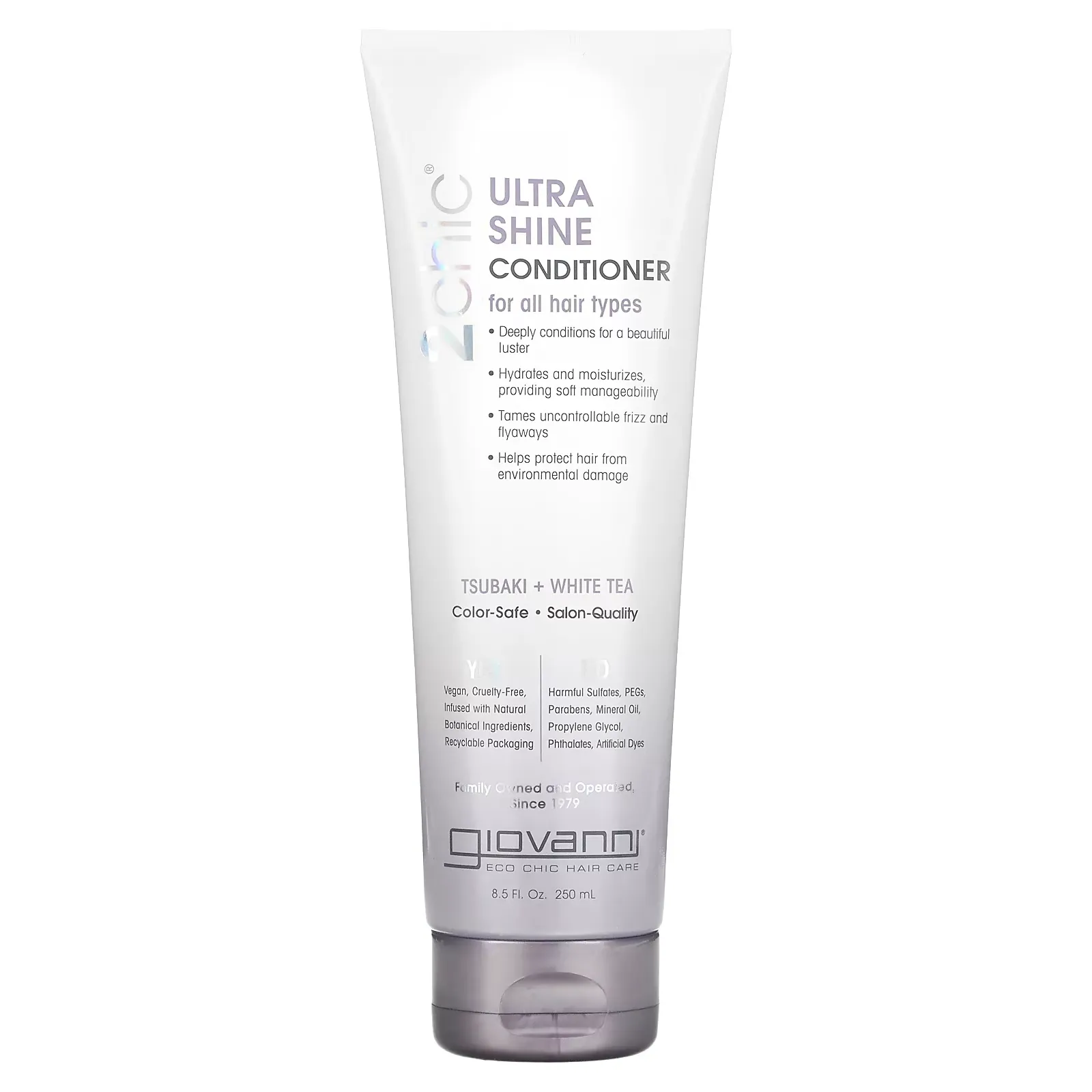 2chic, Ultra Shine Conditioner, For All Hair Types, Tsubaki +White Tea, 8.5 fl oz (250 ml)