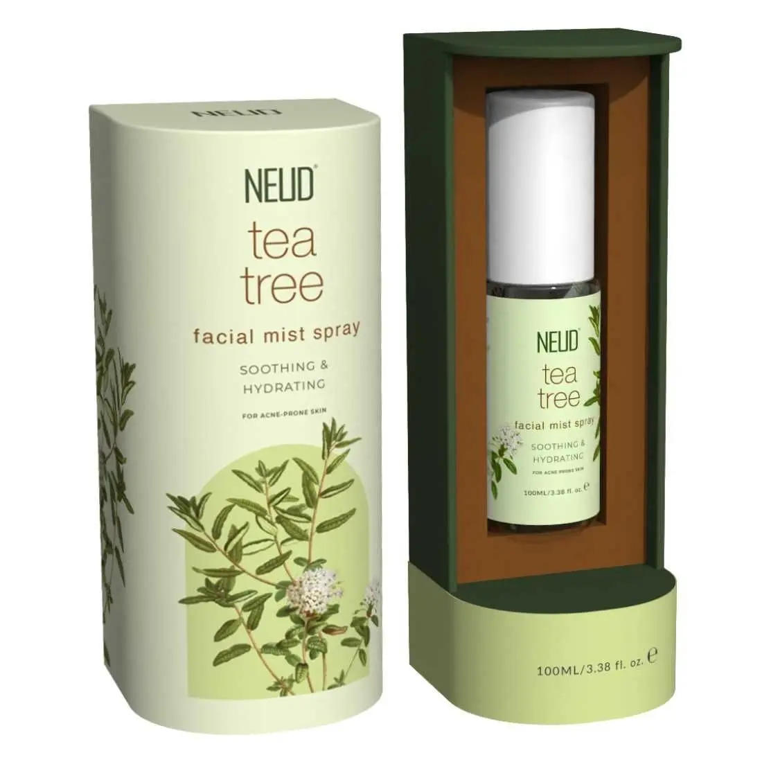 NEUD Tea Tree Facial Mist Spray For Acne-Prone Skin - 1 Pack (100 ml)