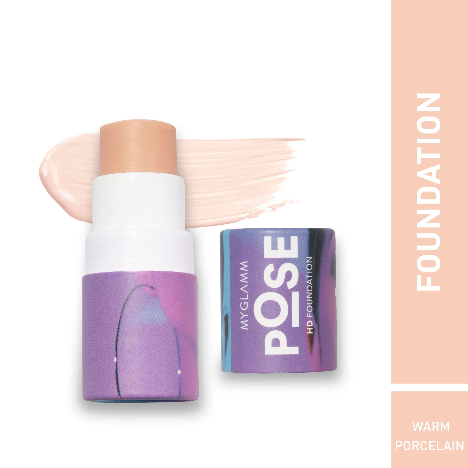 MyGlamm POSE HD Foundation Stick-Warm Porcelain