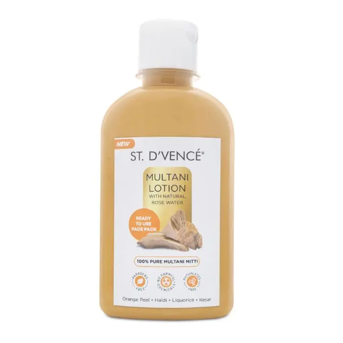 ST. D´VENCE Multani Mitti Lotion With Natural Rose Water (275 ml)
