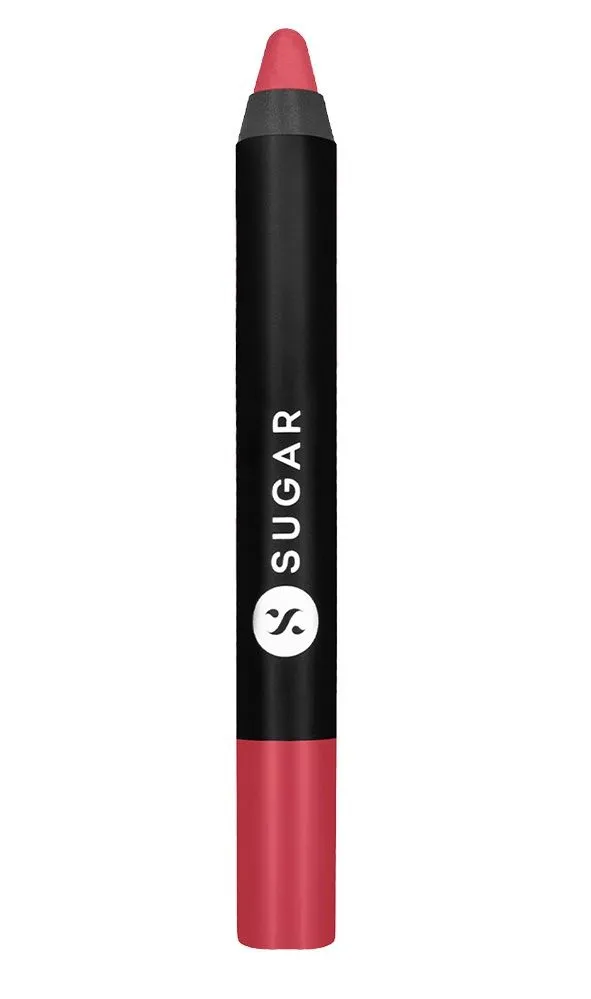 SUGAR Matte As Hell Crayon Lipstick With Free Sharpener - 05 Rose Dawson