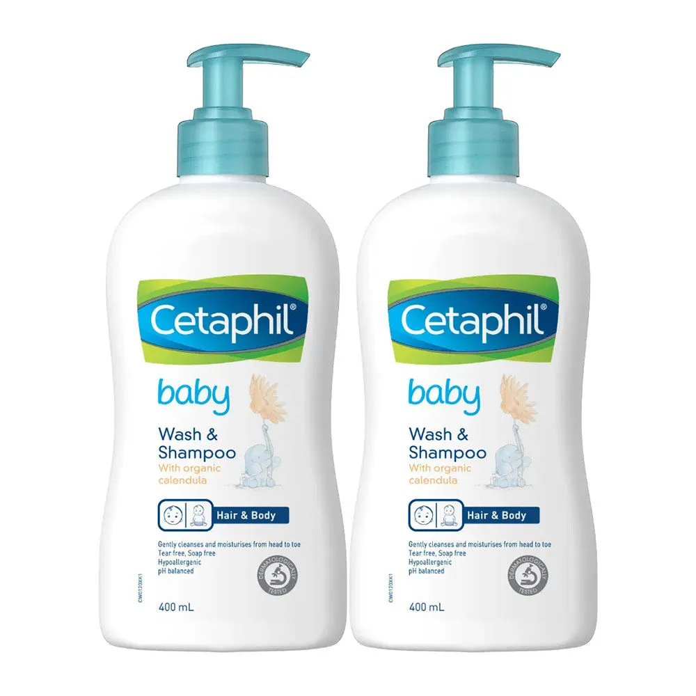 Cetaphil Baby Calendula Combo - Wash & Shampoo