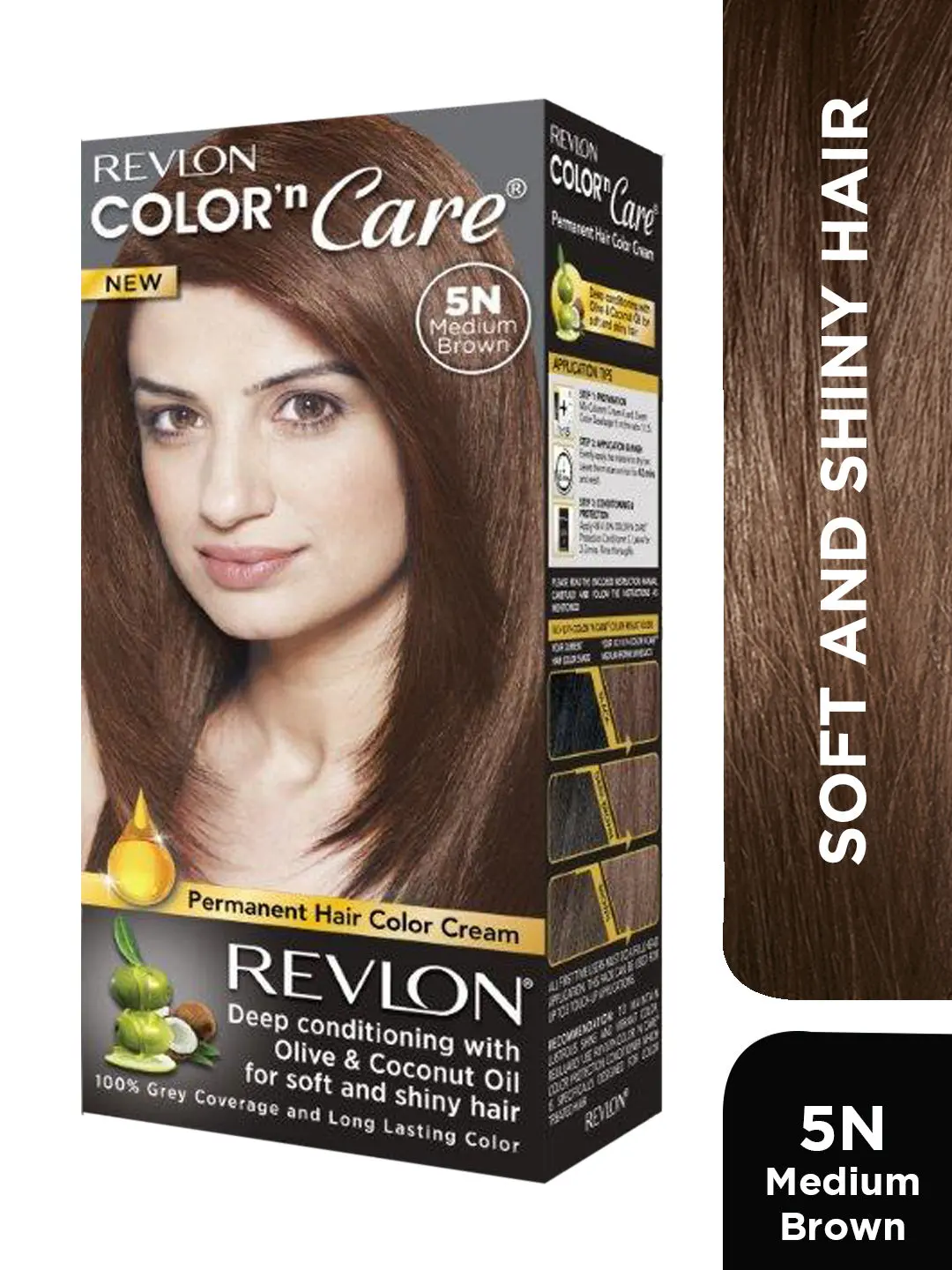 Revlon Color N Care Permanent Hair Color Cream light Brown 5N 40 gm