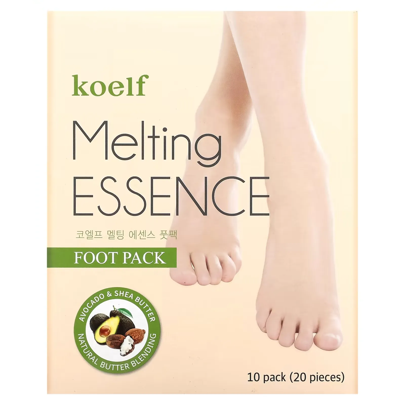 Melting Essence Foot Pack, 10 Pairs