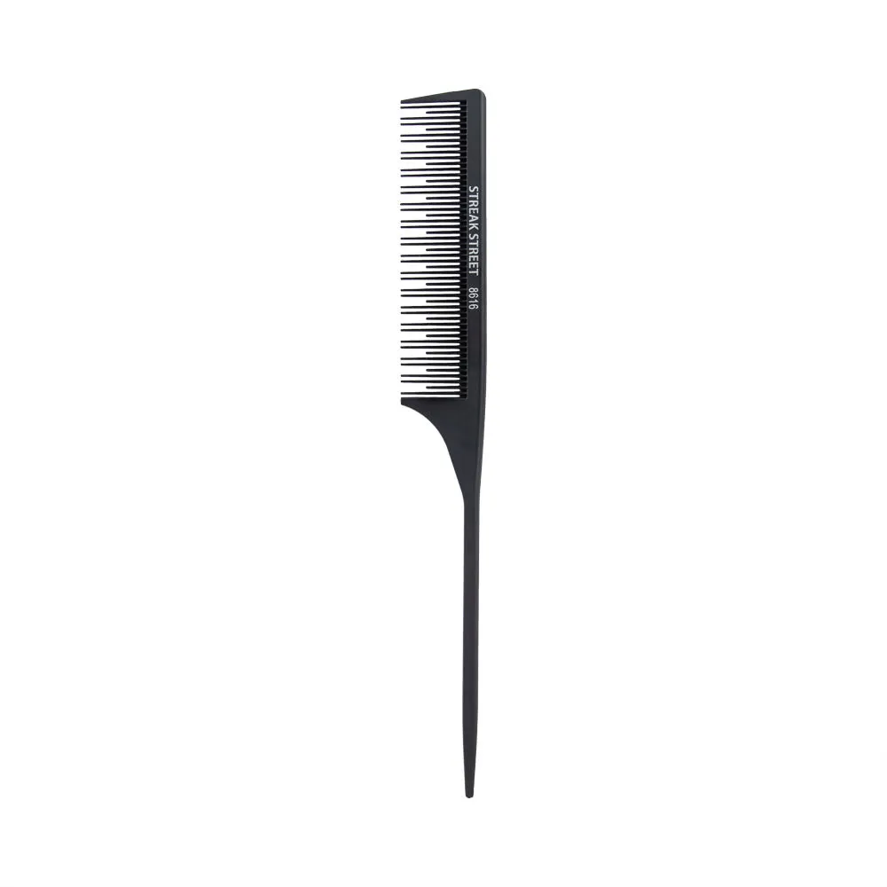 Streak Street Ss-8616 Medium Dense Teeth Tail-Comb For Hair Styling