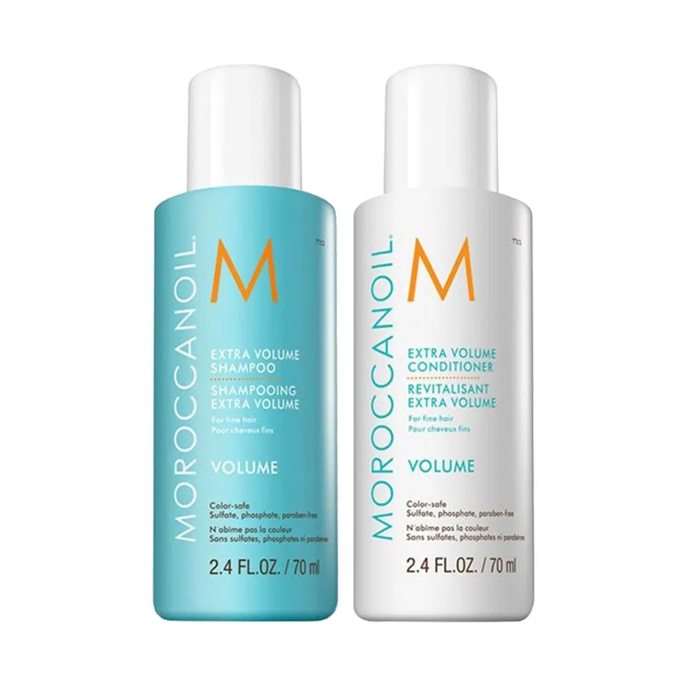 Moroccanoil Extra Volume Shampoo, Conditioner Travel Size