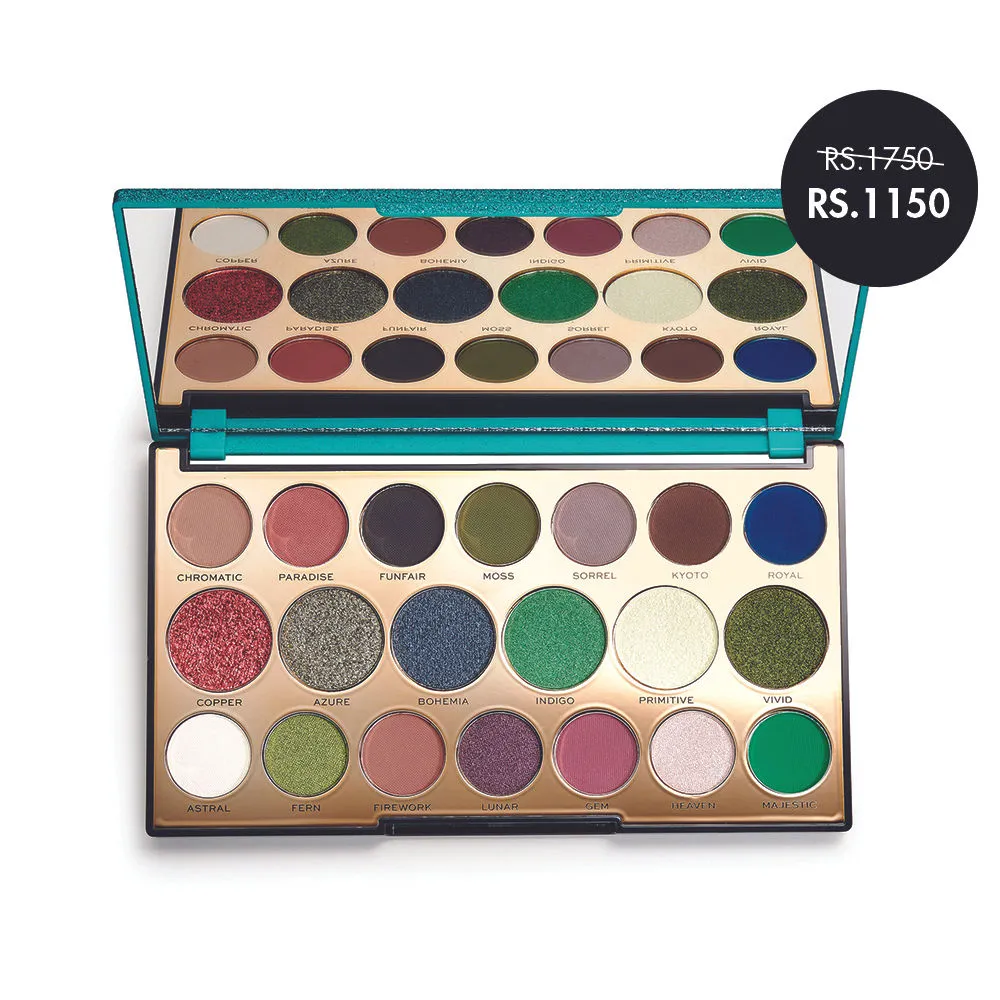 Makeup Revolution Precious Stone Shadow Palette - Emerald