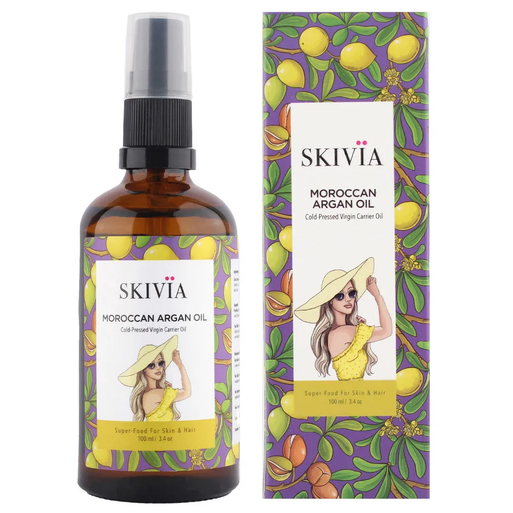 Skivia Moroccan Argan Cold-Pressed Virgin Carrier Oil