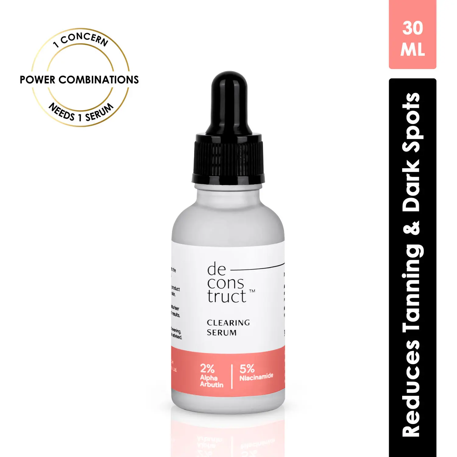 Deconstruct Clearing Serum- 2% Alpha Arbutin + 5% Niacinamide (30 ml)