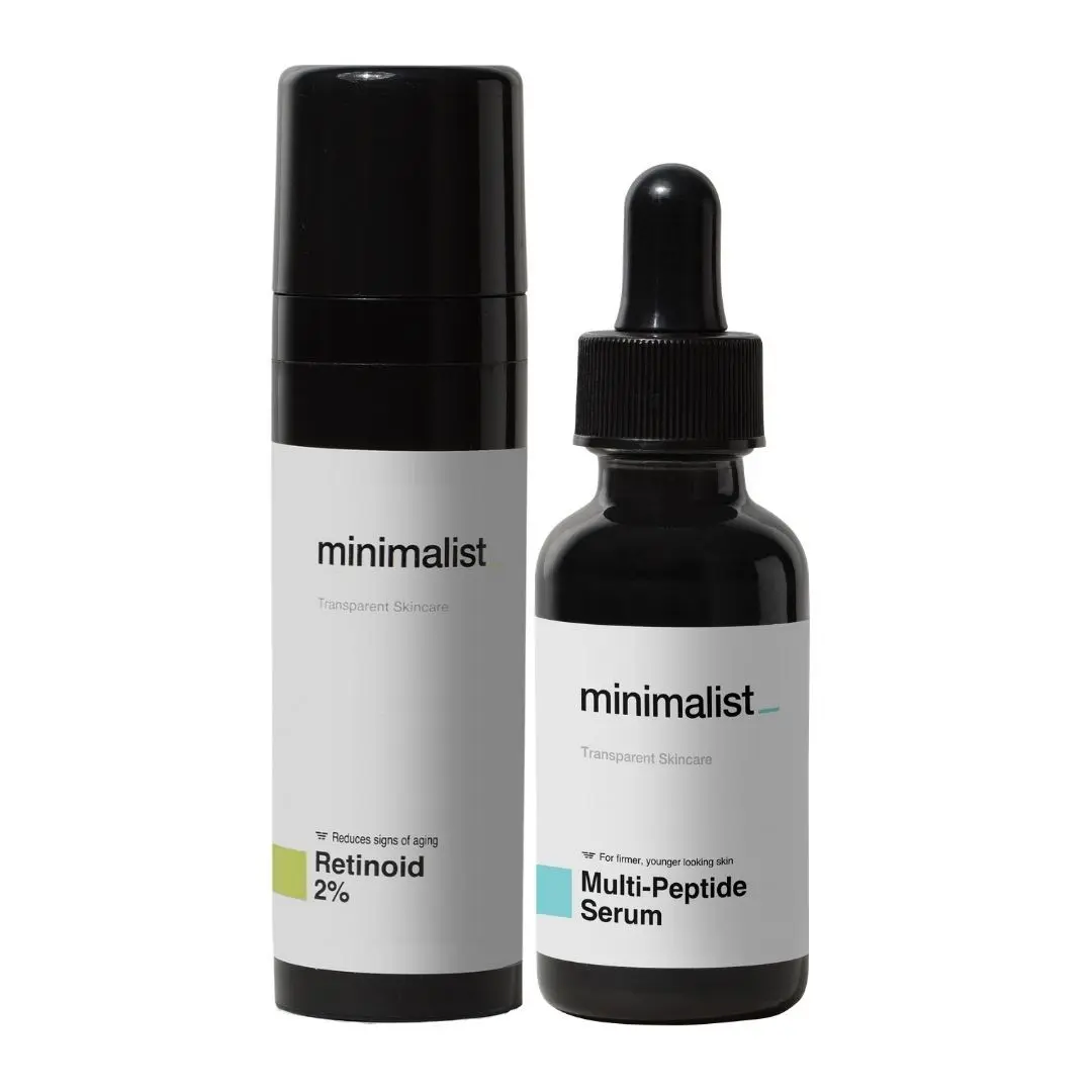 Minimalist Anti Aging Night Cream + Serum Duo For All Signs Of Aging
